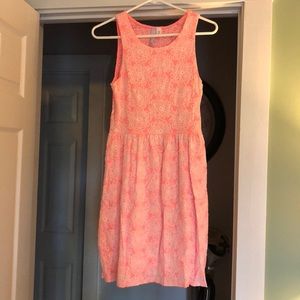 Coral dress